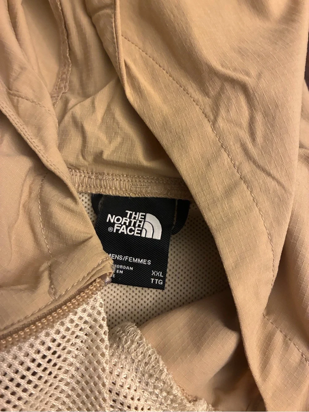 The North Face Womens Class V Pathfinder Pullover, XXL, Khaki Stone/Gravel New